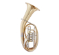 Preview: B-Tenorhorn MTP 470W Goldmessing mit Koffer